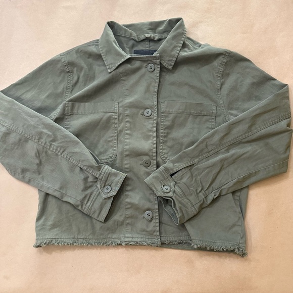 Sanctuary Olive Green Jacket Size - Picture 2 of 13